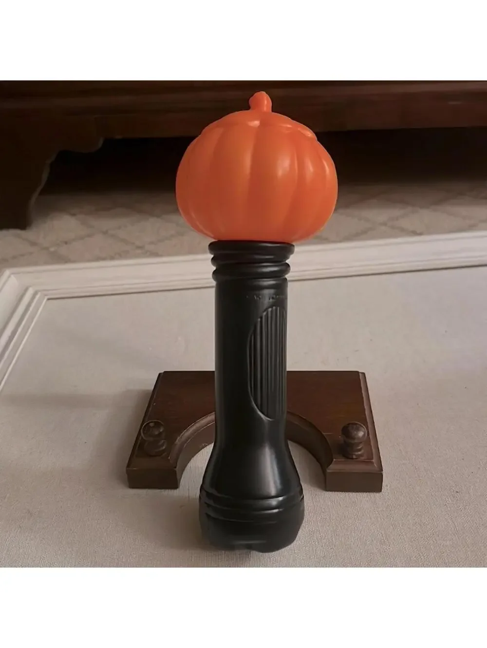 Vintage Pumpkin Head flashlight
